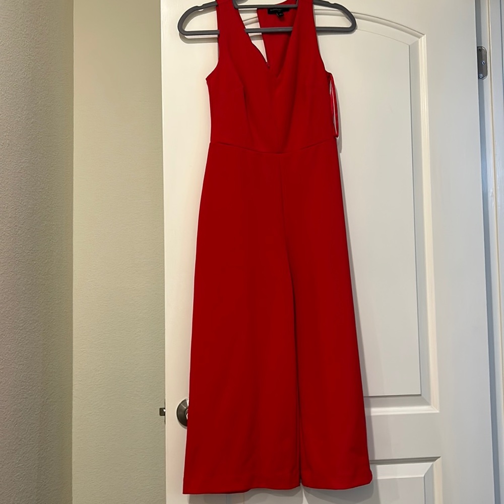 Banana Republic 0 petite red pant jumpsuit